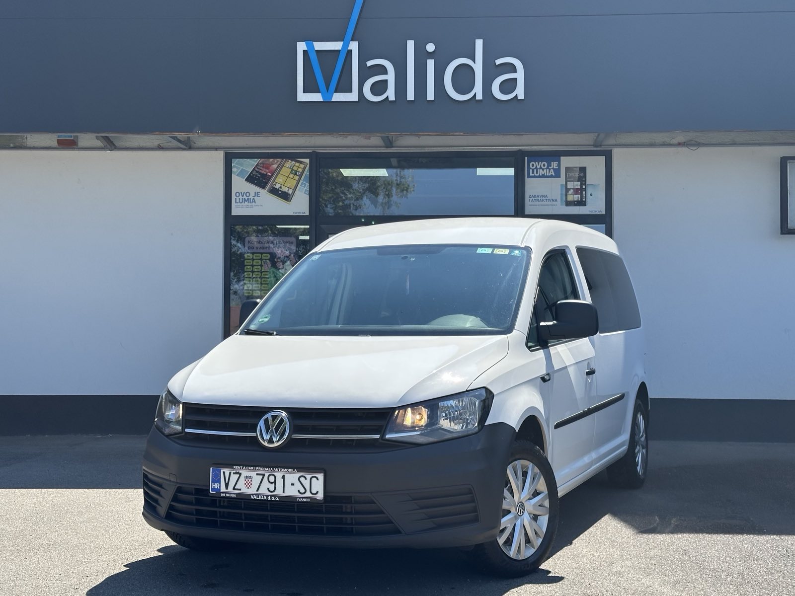 VW Caddy Maxi, boja: bijela