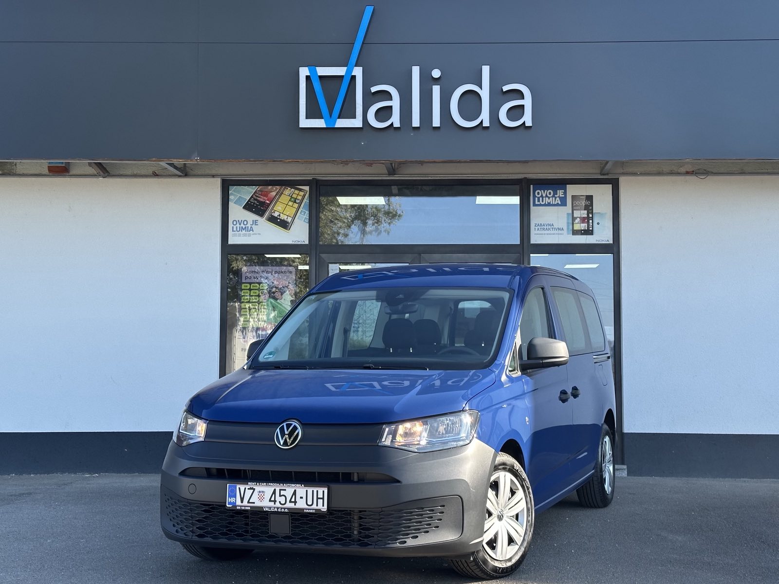 VW Caddy Maxi, boja: plava